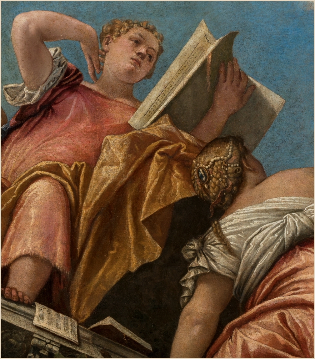Paolo Veronese's painting of the Mathematical Sciences and Intellection is included in 'Custodian of Wisdom', Venicescapes guided educational tour of the Biblioteca Marciana.